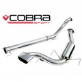 VX71 Cobra Sport Vauxhall Astra H VXR (2005-11) Cat Back System (2.5" bore) (Non-Resonated)